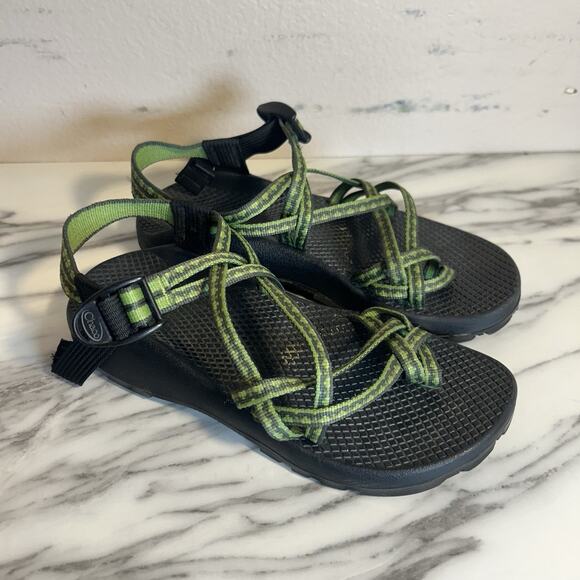 Chaco ZX/2 Classic Womens Green Strappy Sandals Sz 7 Outdoors Hiking Adjustable - Picture 1 of 6